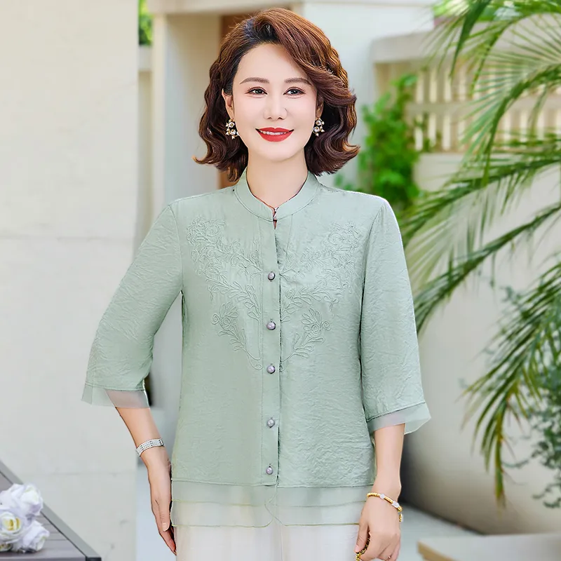PIERRE CARDIN Chiffon Shirt Women's-5