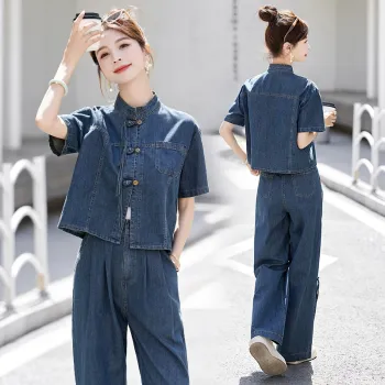 PIERRE CARDIN Casual Suit Women's Denim Blue