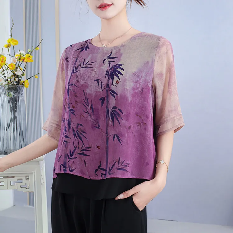 PIERRE CARDIN Chiffon Shirt Women's-4