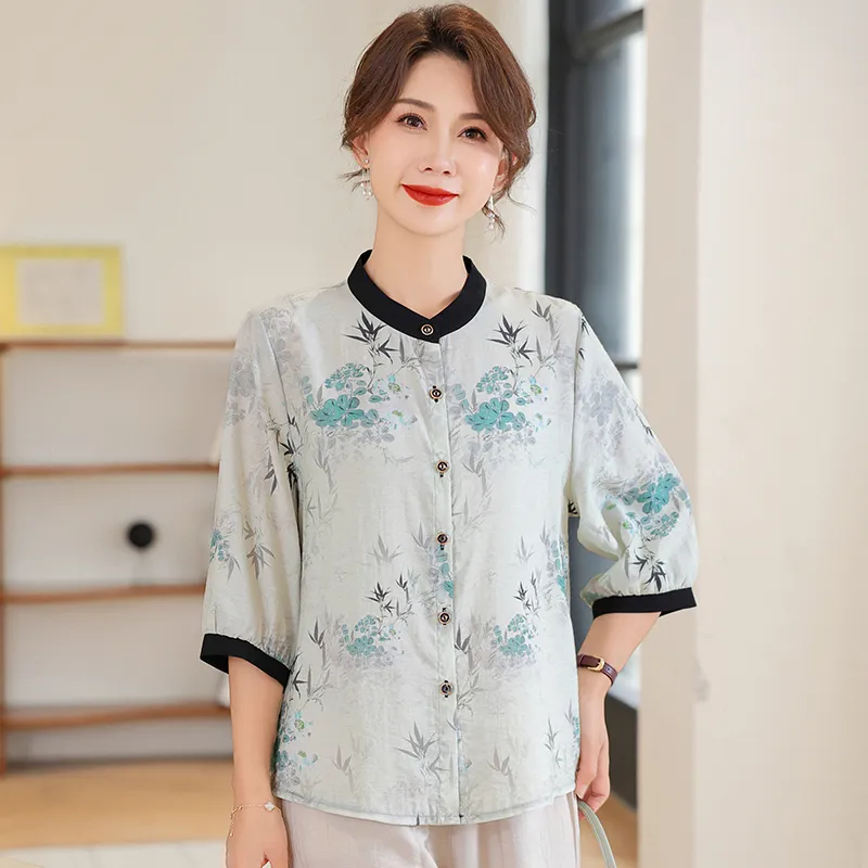 PIERRE CARDIN Chiffon Shirt Women's-6