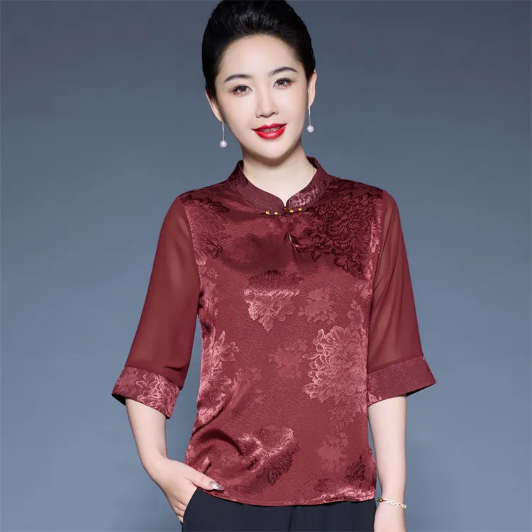 PIERRE CARDIN Chiffon Shirt Women's-3
