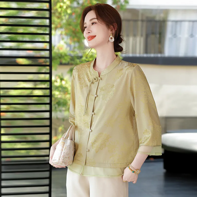 PIERRE CARDIN Chiffon Shirt Women's-2
