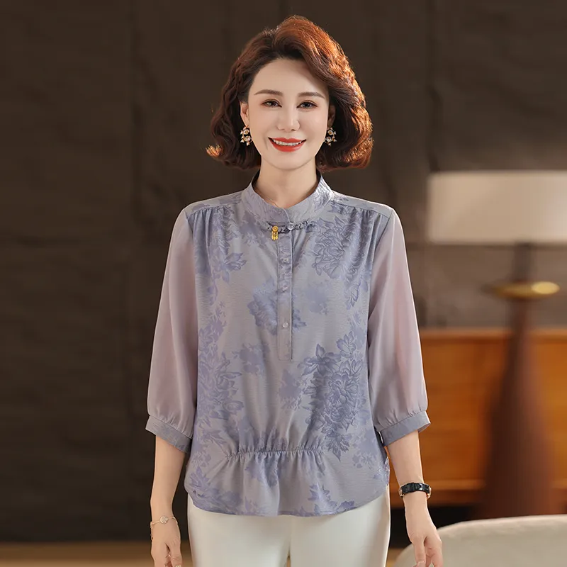 PIERRE CARDIN Chiffon Shirt Women's-7