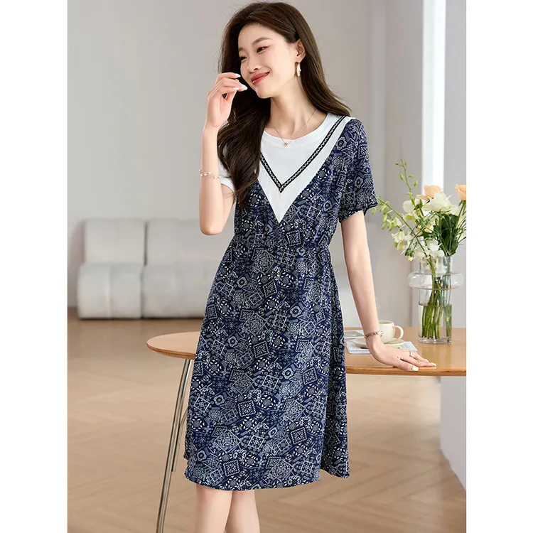 PIERRE CARDIN Short Sleeved Dresses Women's Image Color-5