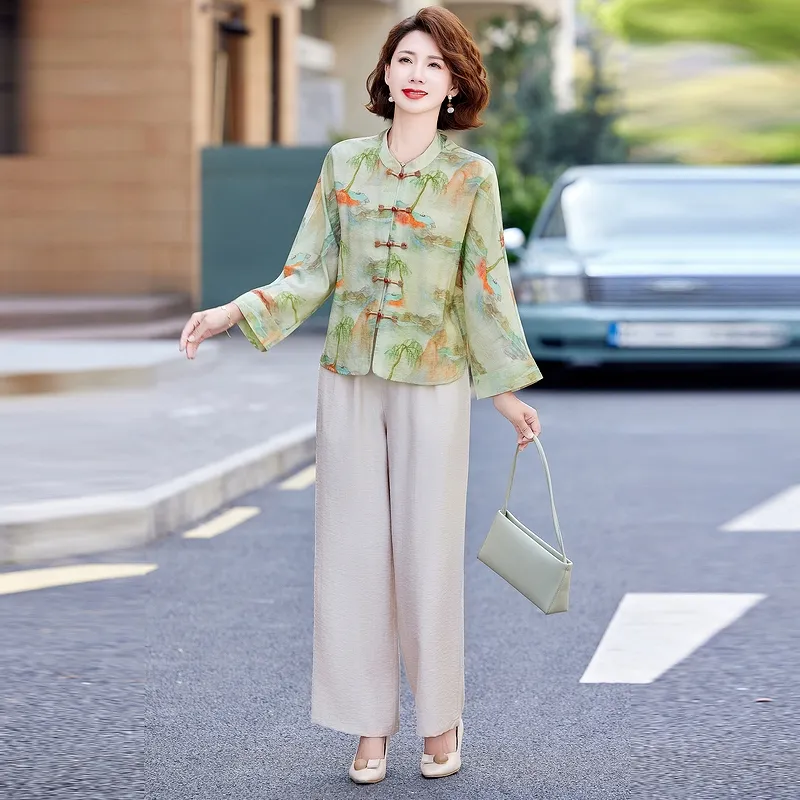 PIERRE CARDIN Chiffon Shirt Women's-3