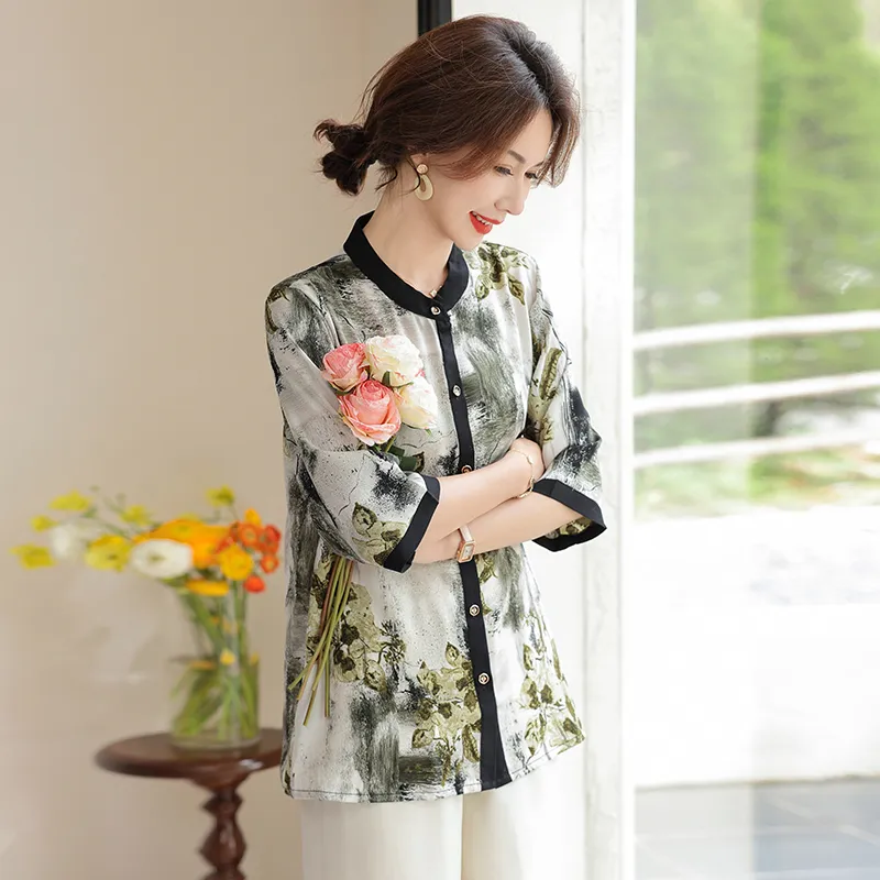 PIERRE CARDIN Chiffon Shirt Women's-2