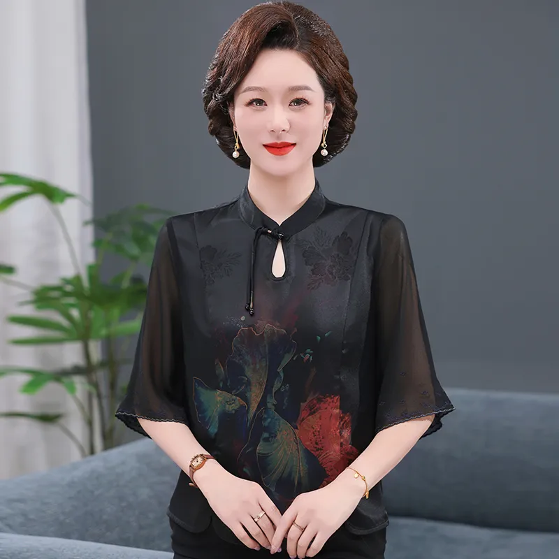 PIERRE CARDIN Chiffon Shirt Women's-4