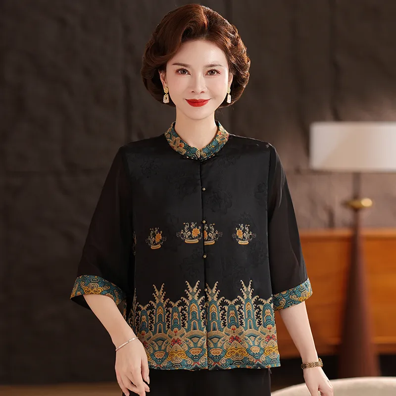 PIERRE CARDIN Chiffon Shirt Women's-6