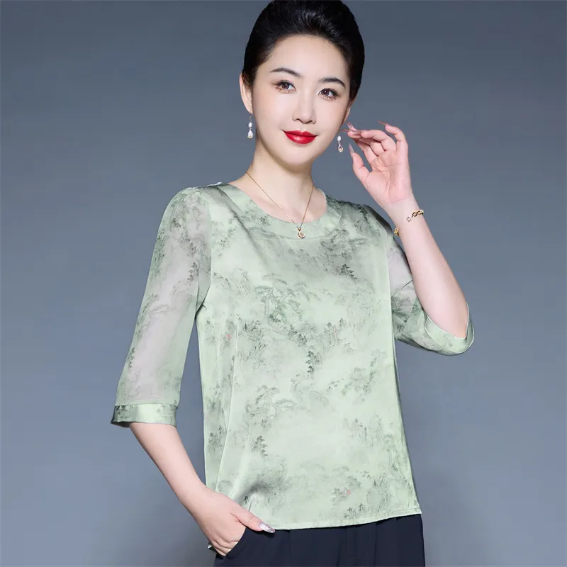 PIERRE CARDIN Chiffon Shirt Women's-11