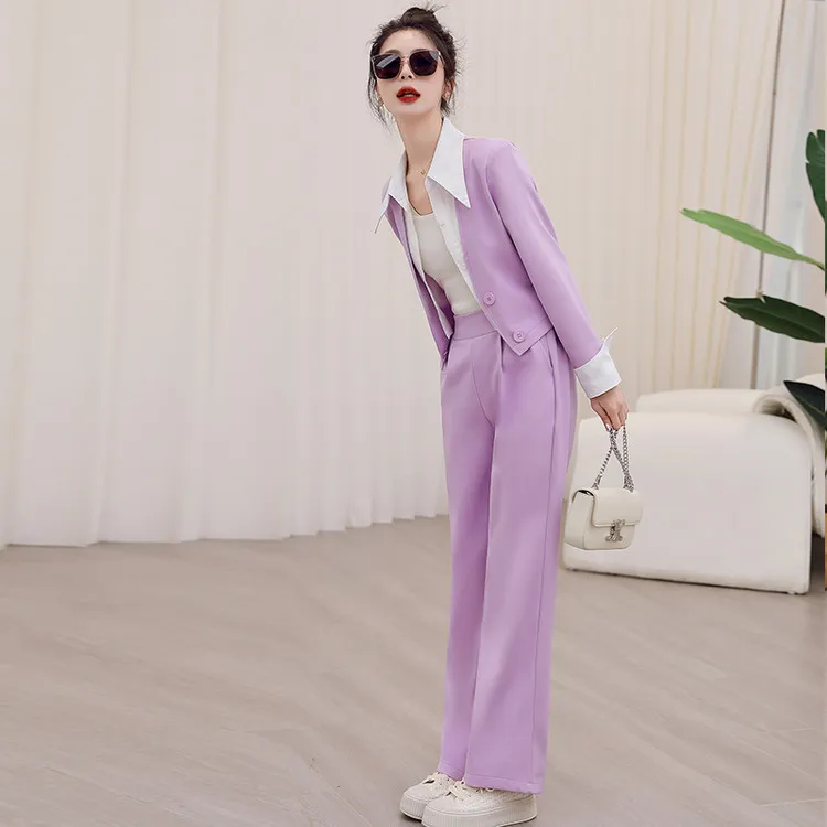 PIERRE CARDIN Casual Suit Women's Purple-1