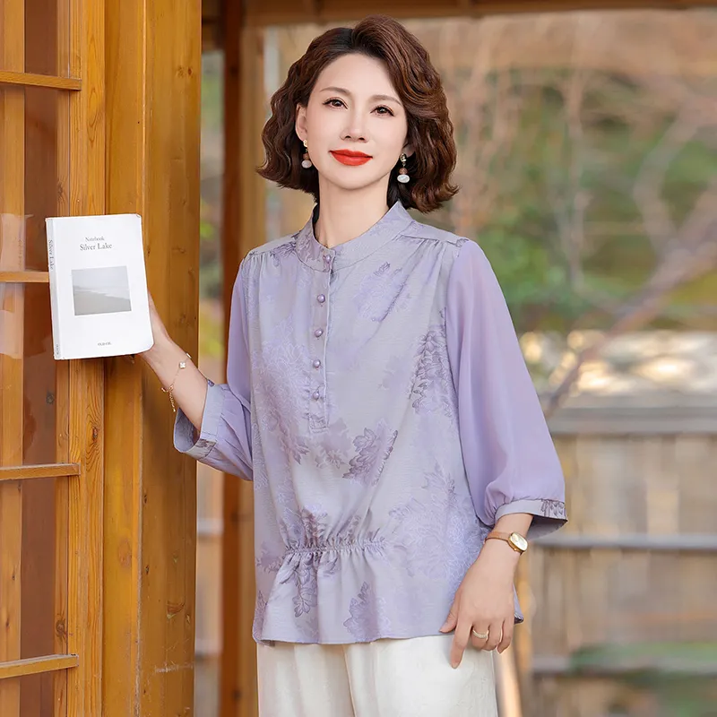 PIERRE CARDIN Chiffon Shirt Women's-14