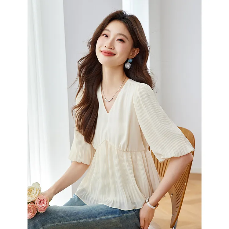 PIERRE CARDIN Chiffon Shirt Women's-6