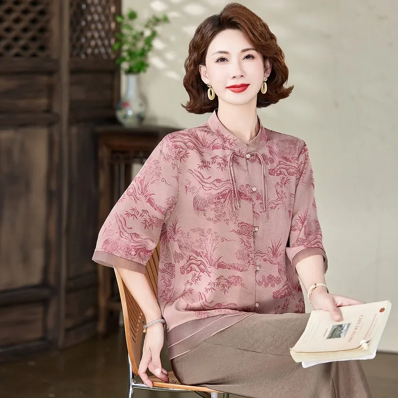 PIERRE CARDIN Chiffon Shirt Women's-15
