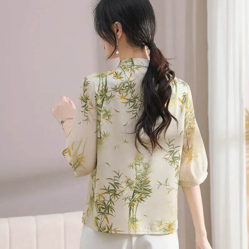 PIERRE CARDIN Chiffon Shirt Women's-4