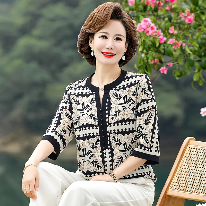 PIERRE CARDIN Chiffon Shirt Women's-5