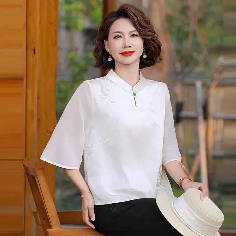 PIERRE CARDIN Chiffon Shirt Women's-7