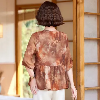 PIERRE CARDIN Chiffon Shirt Women's