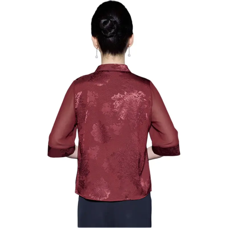 PIERRE CARDIN Chiffon Shirt Women's-4