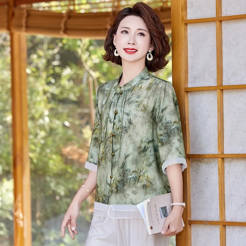 PIERRE CARDIN Chiffon Shirt Women's-2