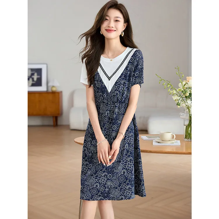 PIERRE CARDIN Short Sleeved Dresses Women's Image Color-3