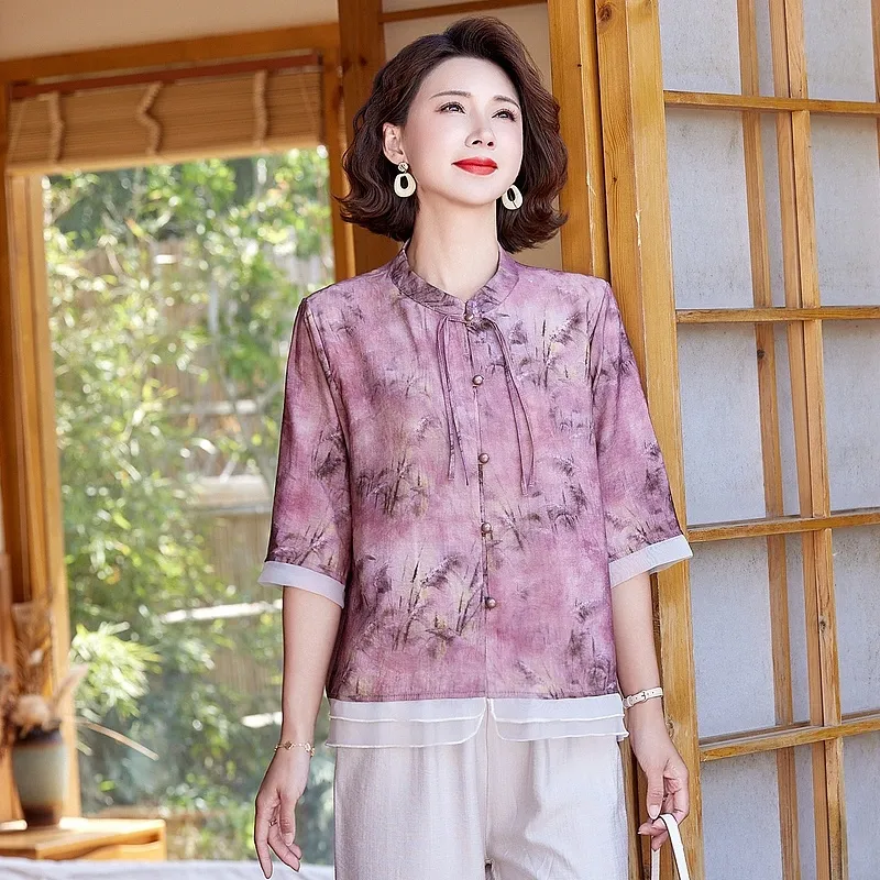 PIERRE CARDIN Chiffon Shirt Women's-7