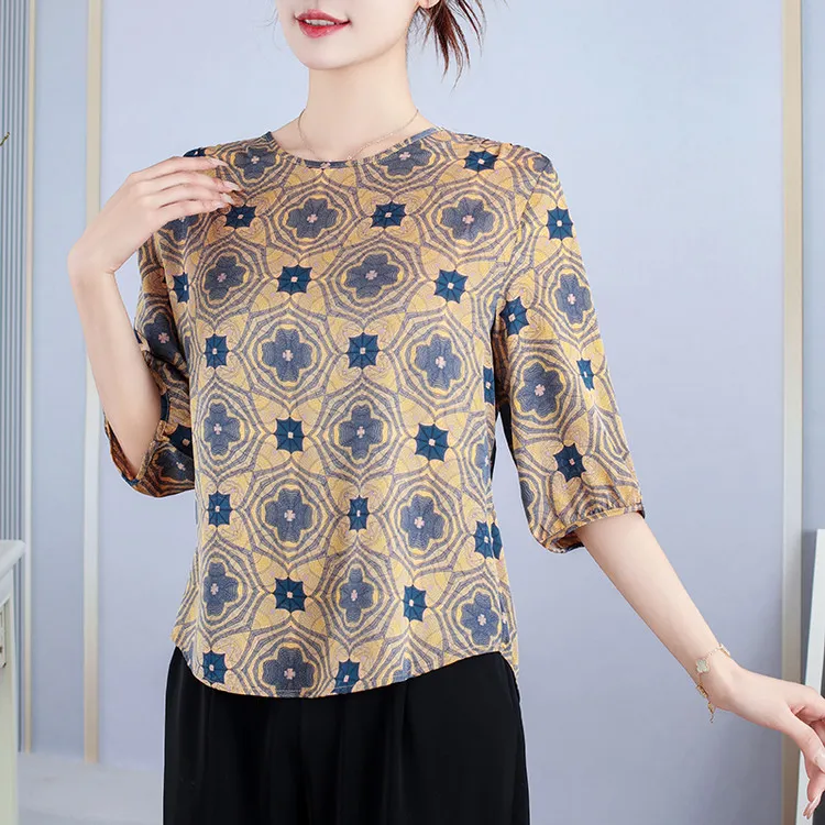 PIERRE CARDIN Chiffon Shirt Women's-7