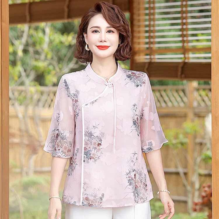 PIERRE CARDIN Chiffon Shirt Women's-3