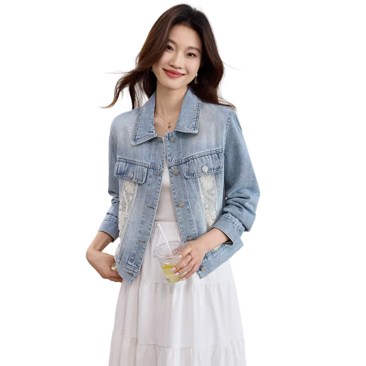 PIERRE CARDIN Denim Jacket Women's Denim Blue-1