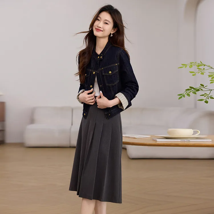 PIERRE CARDIN Denim Jacket Women's Black-2
