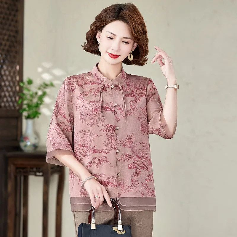 PIERRE CARDIN Chiffon Shirt Women's-19