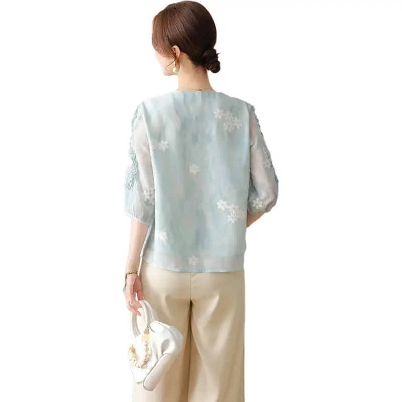 PIERRE CARDIN Chiffon Shirt Women's-4