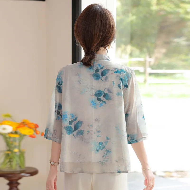 PIERRE CARDIN Chiffon Shirt Women's-1