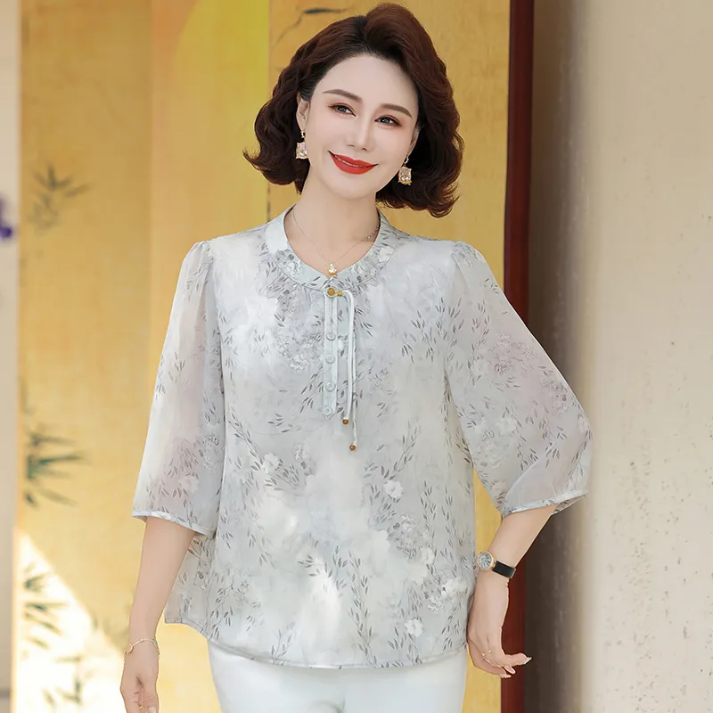 PIERRE CARDIN Chiffon Shirt Women's-5