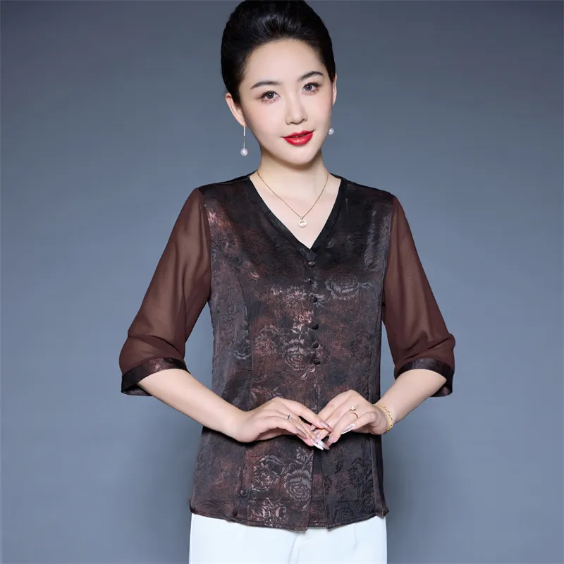 PIERRE CARDIN Chiffon Shirt Women's-2