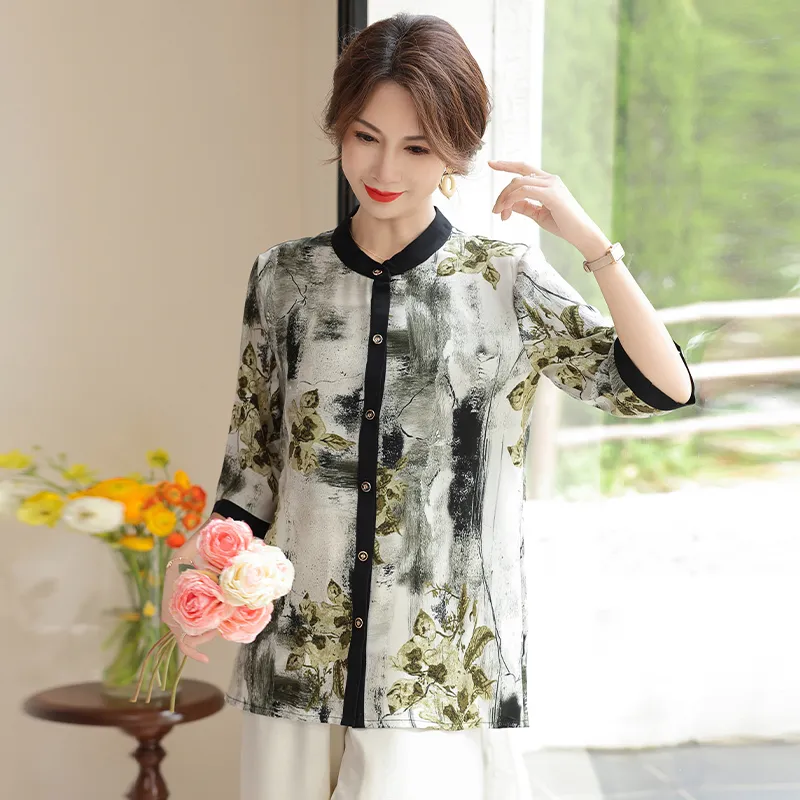 PIERRE CARDIN Chiffon Shirt Women's-4