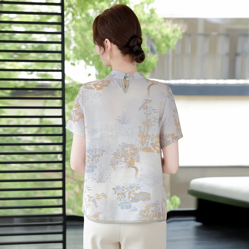 PIERRE CARDIN Chiffon Shirt Women's-5