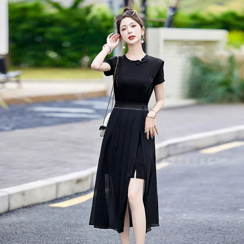 PIERRE CARDIN Skirt Set Women's 2 Pack Black-3