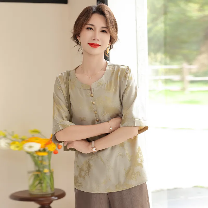 PIERRE CARDIN Chiffon Shirt Women's-10