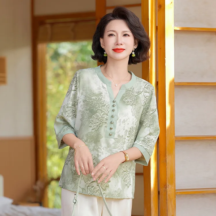 PIERRE CARDIN Chiffon Shirt Women's-10