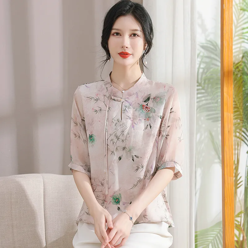 PIERRE CARDIN Chiffon Shirt Women's-4