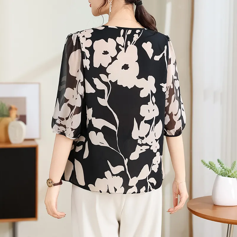 PIERRE CARDIN Chiffon Shirt Women's-1