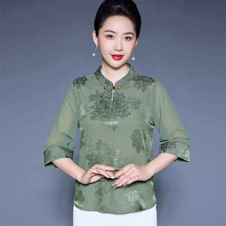 PIERRE CARDIN Chiffon Shirt Women's-8