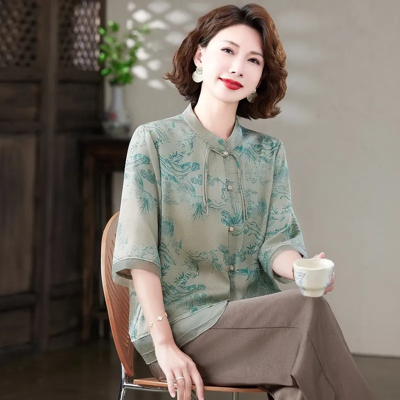PIERRE CARDIN Chiffon Shirt Women's-1