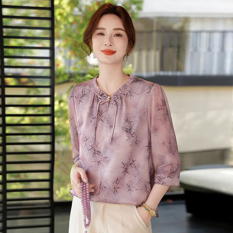 PIERRE CARDIN Chiffon Shirt Women's-3