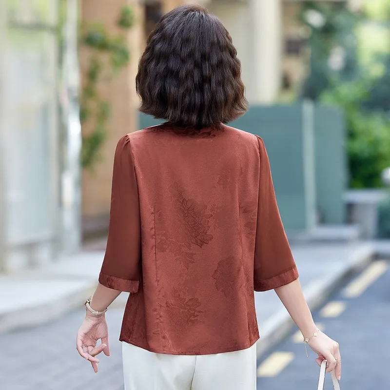 PIERRE CARDIN Chiffon Shirt Women's-7