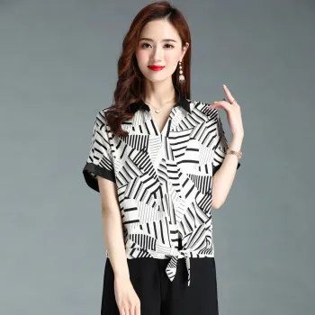 PIERRE CARDIN Chiffon Shirt Women's Black