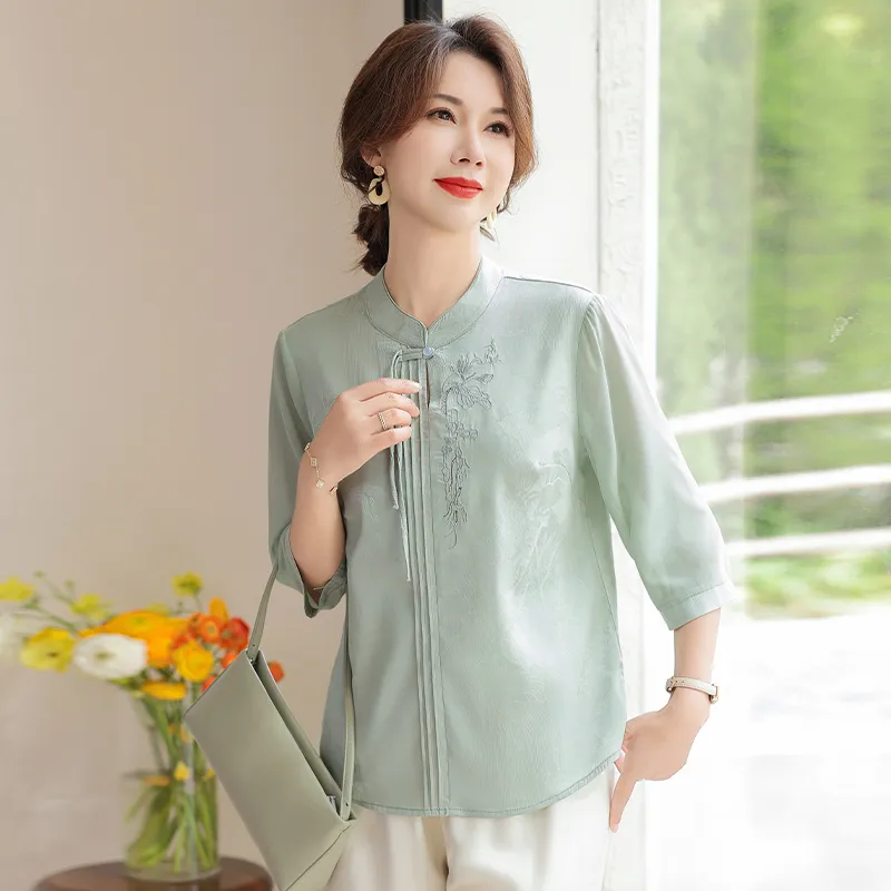 PIERRE CARDIN Chiffon Shirt Women's-4