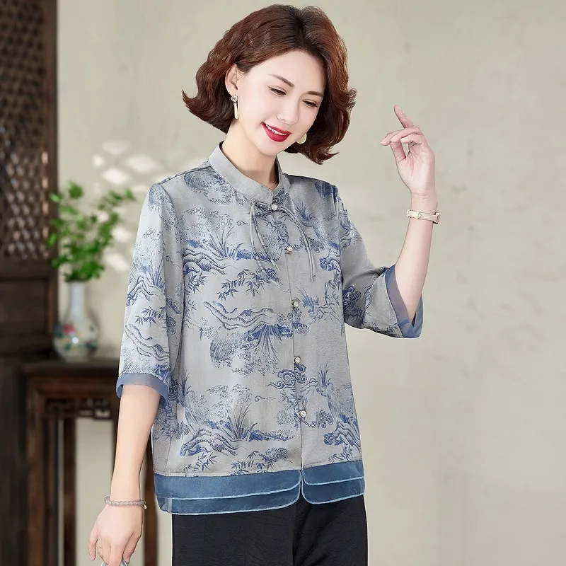 PIERRE CARDIN Chiffon Shirt Women's-9