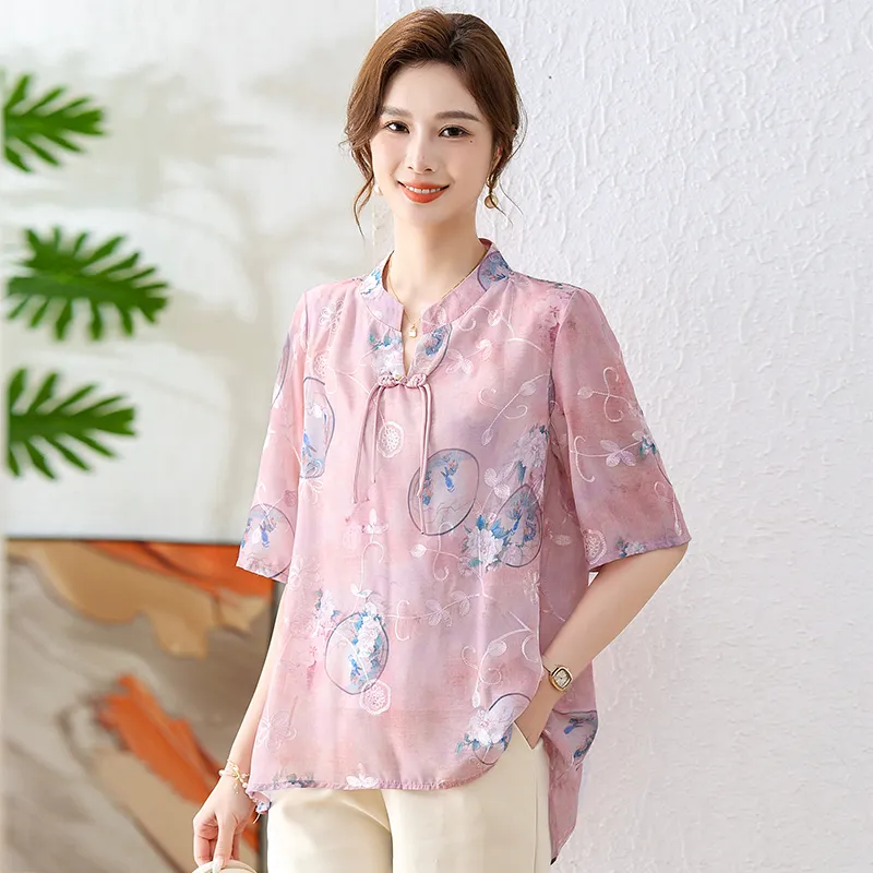 PIERRE CARDIN Chiffon Shirt Women's-5