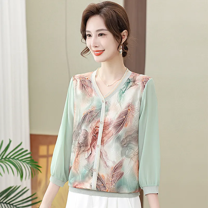 PIERRE CARDIN Chiffon Shirt Women's-6